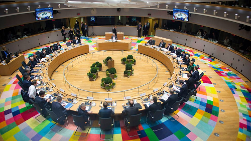 Sitzungssaal des Europäischen Rats