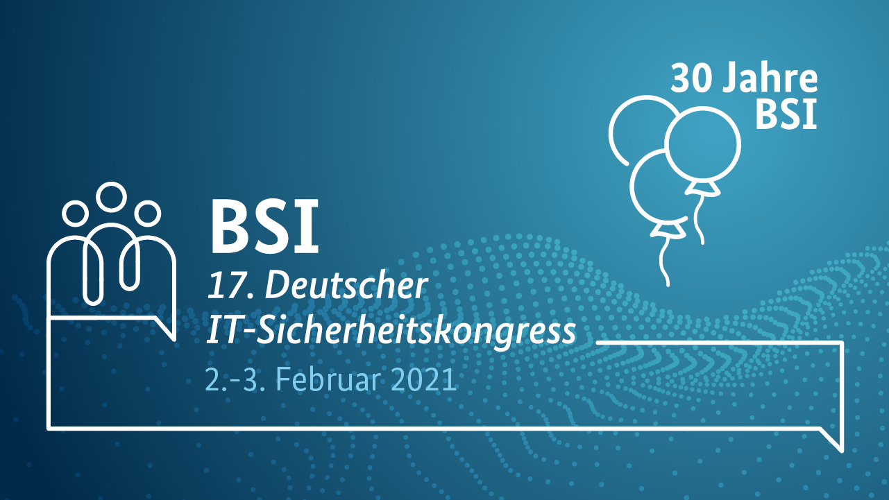 Teaser Bilderstrecke zum 17. Deutschen IT-Sicherheitskongress (Schmuckgrafik)